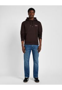 Lee - LEE MĘSKA BLUZA Z KAPTUREM WOBBLY LEE HOODIE ESPRESSO 112358005 LM54007765. Typ kołnierza: kaptur