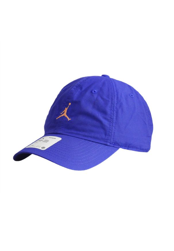 Czapka z daszkiem bejsbolówka Air Jordan Jumpman Heritage86 Washed Cap. Kolor: niebieski