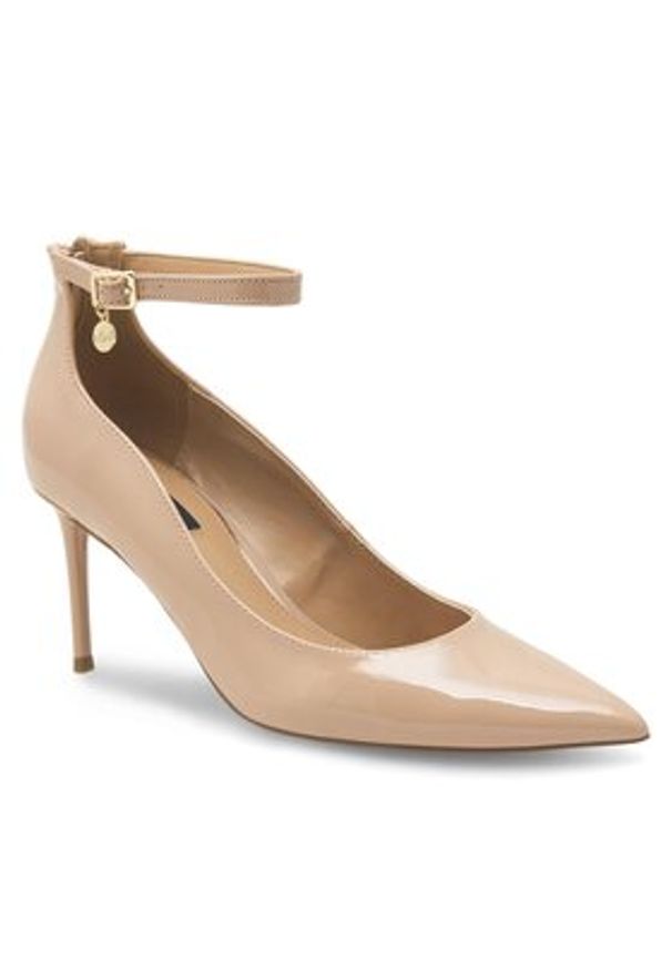 Nine West Szpilki SJ1489 Beżowy. Kolor: beżowy. Materiał: skóra. Obcas: na szpilce