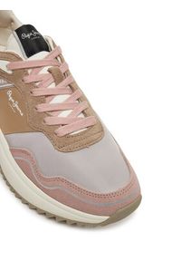 Pepe Jeans Sneakersy Kimi Glam PLS60042 Różowy. Kolor: różowy. Materiał: skóra, zamsz #6