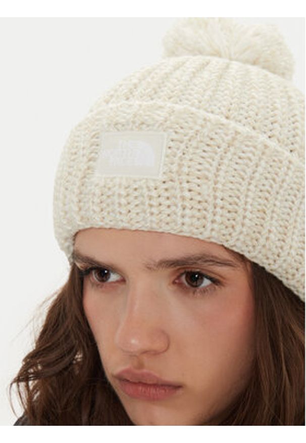 The North Face Czapka Cosy Chunky Cabin NF0A887W86I1 Écru. Materiał: materiał, poliester