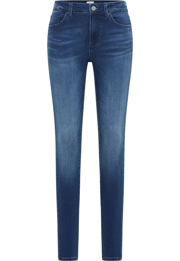 Damskie Spodnie Jeansowe Mustang Style Shelby Skinny Denim Blue 1015975 5000 742