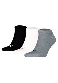 Puma Zestaw 3 par niskich skarpet unisex 938624 Kolorowy. Materiał: bawełna, materiał. Wzór: kolorowy