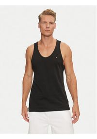 TOMMY HILFIGER - Tommy Hilfiger Komplet tank topów UM0UM03387 Czarny Regular Fit. Kolor: czarny. Materiał: bawełna #2