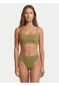 TOMMY HILFIGER - Tommy Hilfiger Stringi UW0UW06046 Khaki. Kolor: brązowy. Materiał: syntetyk #4