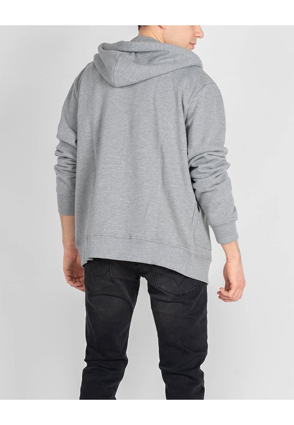 Invicta Bluza "Zip-Hoodie" | 4454252/U | Mężczyzna | Szary Melanż. Okazja: na co dzień. Typ kołnierza: kaptur. Kolor: szary. Materiał: bawełna. Wzór: melanż. Styl: casual