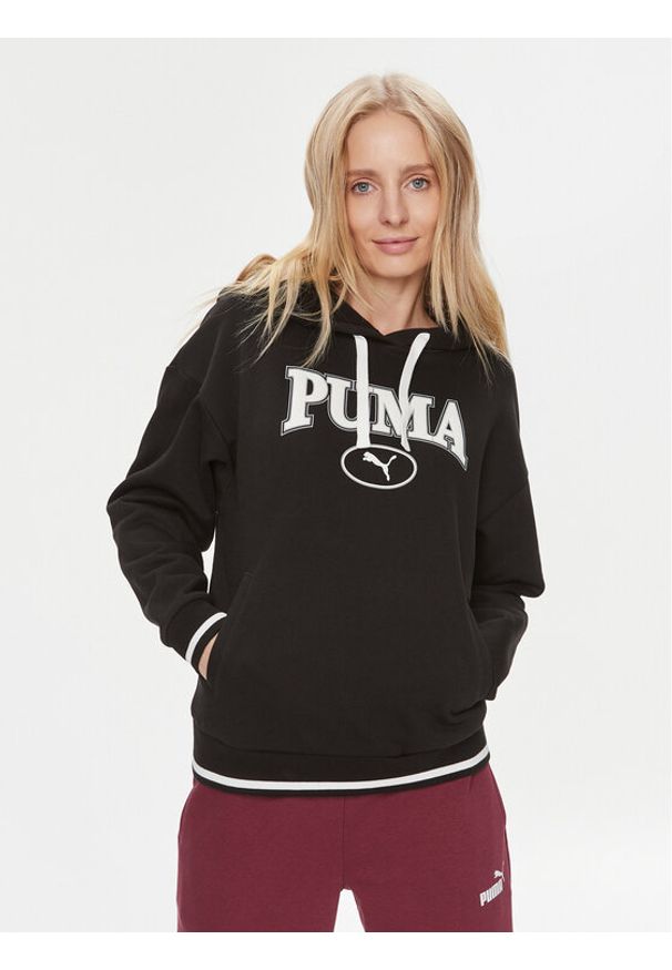 Puma Bluza Puma Squad 621489 Czarny Regular Fit. Kolor: czarny. Materiał: bawełna