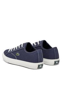 Lacoste Tenisówki Backcourt 7-49CMA0017 Granatowy. Kolor: niebieski. Materiał: materiał #7