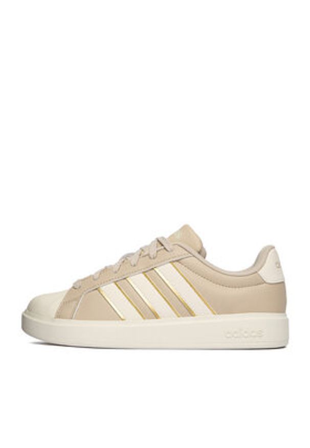 Adidas - adidas Sneakersy CEO-STREETTALK IH4315_ Beżowy. Kolor: beżowy. Materiał: skóra