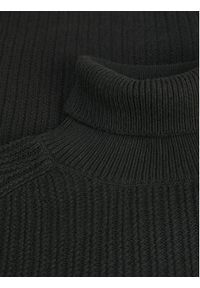 Jack & Jones Golf Cody 12262152 Czarny Regular Fit. Typ kołnierza: golf. Kolor: czarny. Materiał: bawełna, syntetyk