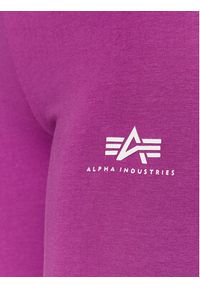 Alpha Industries Legginsy 116053 Różowy Slim Fit. Kolor: różowy. Materiał: bawełna