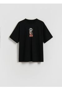 Reserved - T-shirt Tralalero Tralala - czarny. Kolor: czarny. Materiał: bawełna, dzianina #1