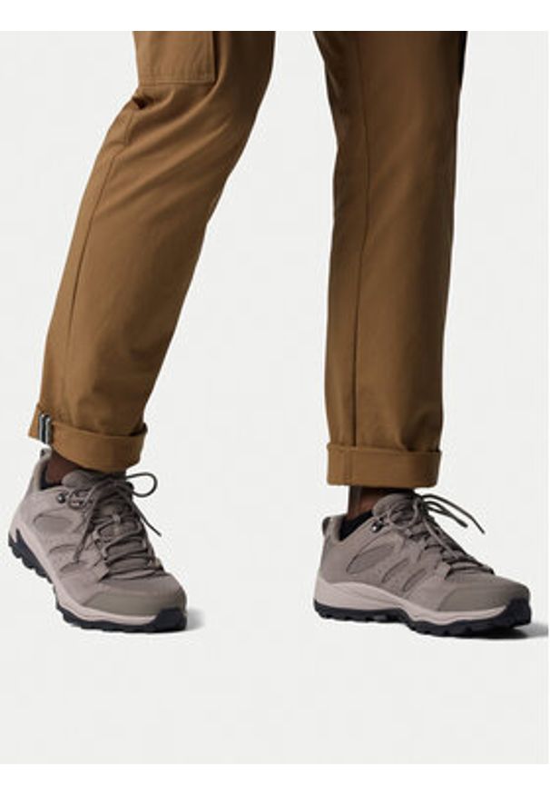 columbia - Columbia Trekkingi Redmond IV Breathe 2150221 Szary. Kolor: szary. Materiał: zamsz, skóra. Sport: turystyka piesza