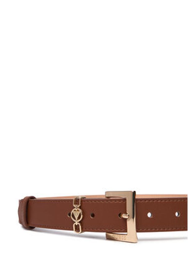 Guess Pasek Damski BW9293 P5430 Brązowy. Kolor: brązowy. Materiał: skóra