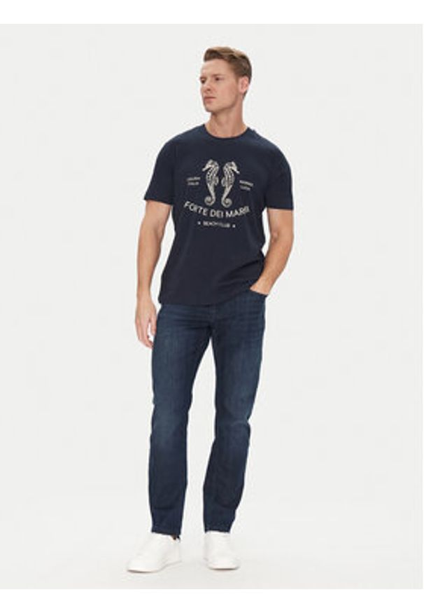 JOOP! Jeans T-Shirt 15 JJJ-25Almir 30045693 Granatowy Modern Fit. Kolor: niebieski. Materiał: bawełna