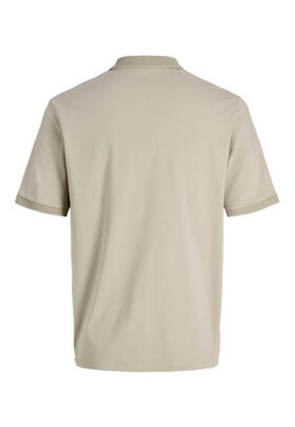 Jack & Jones - Jack&Jones Polo Jaxon 12268227 Beżowy Regular Fit. Typ kołnierza: polo. Kolor: beżowy. Materiał: bawełna