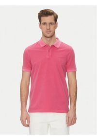 JOOP! Jeans Polo 15 JJJ-02Ambrosian 30045619 Różowy Modern Fit. Typ kołnierza: polo. Kolor: różowy. Materiał: bawełna