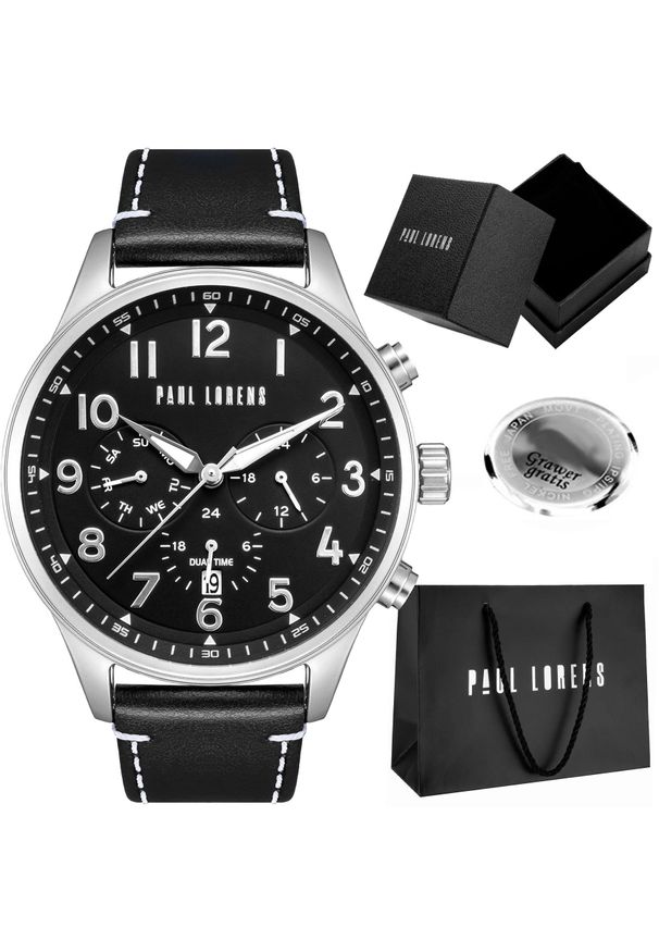 Zegarek męski Paul Lorens - BAYAS-PROF Z GRAWEREM