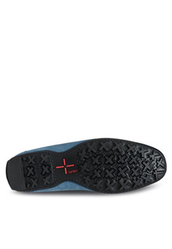Geox Mokasyny U Kosmopolis + Grip U35CFB 00020 C4067 Niebieski. Kolor: niebieski. Materiał: zamsz, skóra