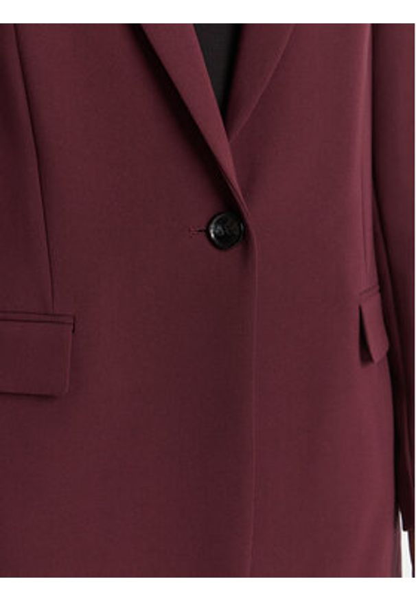 BOSS Marynarka Jocaluah 50490053 Fioletowy Regular Fit. Kolor: fioletowy. Materiał: syntetyk