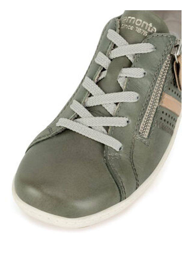 Remonte Półbuty R1432-52 Zielony. Kolor: zielony. Materiał: skóra, syntetyk