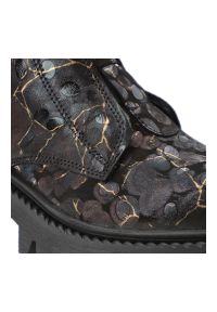 Czarne Botki Artiker Stylowe Obuwie Damskie. Okazja: na co dzień. Kolor: czarny. Materiał: skóra. Styl: elegancki #3