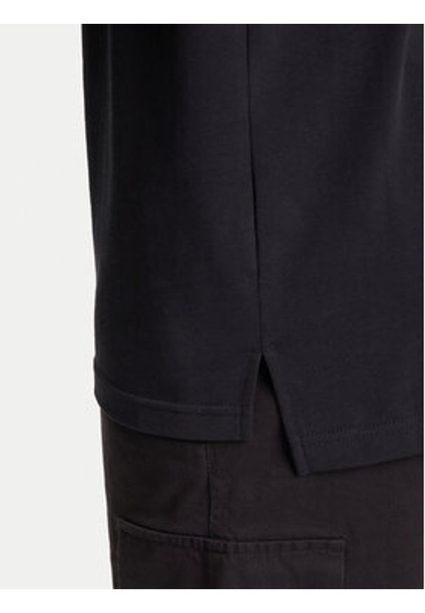 Kappa Polo Authentic Nilde 351R2IW Czarny Regular Fit. Typ kołnierza: polo. Kolor: czarny. Materiał: bawełna