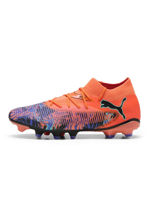 Puma - Buty piłkarskie męskie PUMA Future 8 Match Creativity FG/AG. Kolor: pomarańczowy. Sport: piłka nożna