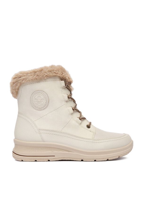 Rieker Trzewiki CEO-L7706-80 Beżowy. Kolor: beżowy. Materiał: materiał