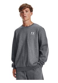 Under Armour Bluza UA Essential Fleece Crew 1374250 Szary Regular Fit. Kolor: szary