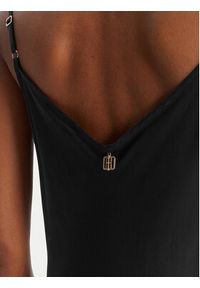 Fracomina Sukienka koktajlowa FS26SD2007W58301 Czarny Slim Fit. Kolor: czarny. Materiał: wiskoza. Styl: wizytowy #4
