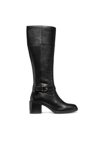 Geox Kozaki D Serilda 60 D56XXB 00043 C9999 Czarny. Kolor: czarny. Materiał: skóra #1