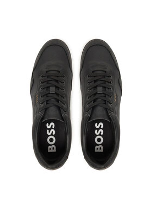BOSS Sneakersy Titanium Sl 50542099 Czarny. Kolor: czarny. Materiał: skóra