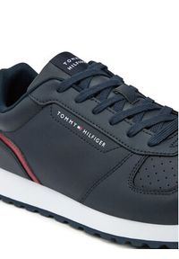 TOMMY HILFIGER - Tommy Hilfiger Sneakersy New Runner Eva Mix Lth Flag FM0FM05453 Granatowy. Kolor: niebieski. Materiał: skóra #5