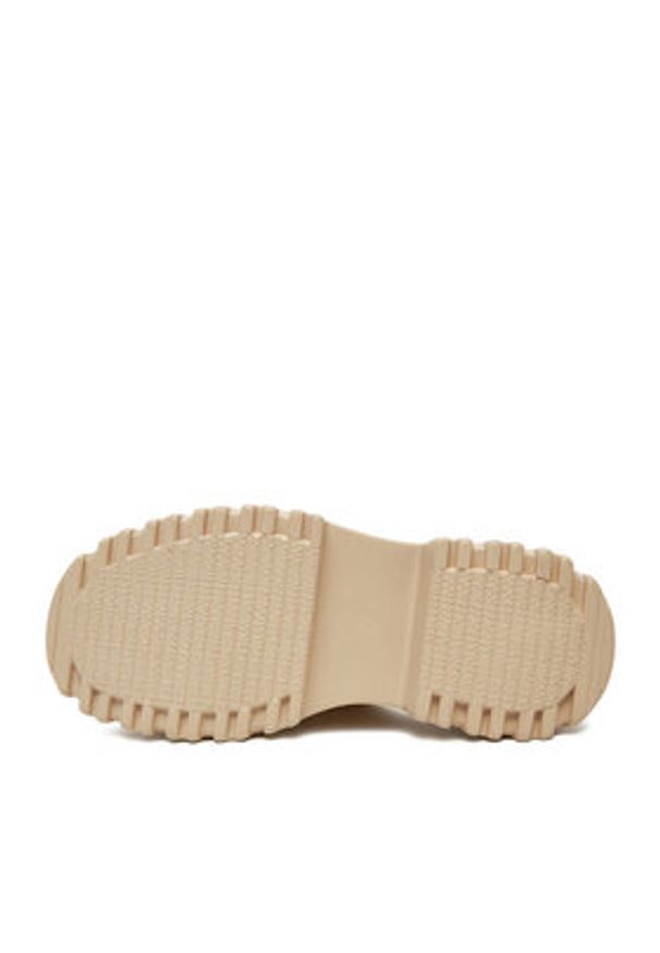 DeeZee Klapki 8602-1A Écru. Kolor: kremowy. Materiał: materiał