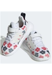 Adidas - Buty adidas FortaRun 2.0 El K Jr GZ9751 białe. Zapięcie: rzepy. Kolor: biały. Materiał: syntetyk, materiał. Wzór: kwiaty. Sport: bieganie #2
