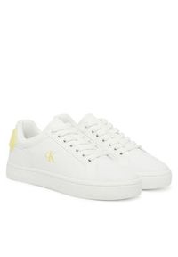 Calvin Klein Jeans Sneakersy Classic Cupsole Ru Patch Lth Wn YW0YW01845 Biały. Kolor: biały. Materiał: skóra #6