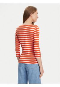 TOMMY HILFIGER - Tommy Hilfiger Bluzka New Cody WW0WW40589 Pomarańczowy Slim Fit. Kolor: pomarańczowy. Materiał: bawełna #3