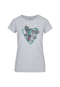 Damski bawełniany t-shirt Kilpi ALBION-W. Kolor: biały. Materiał: bawełna