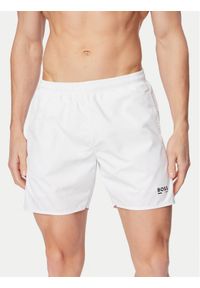 BOSS Szorty kąpielowe Swordfish 50554613 Beżowy jasny Regular Fit. Kolor: beżowy. Materiał: syntetyk #1