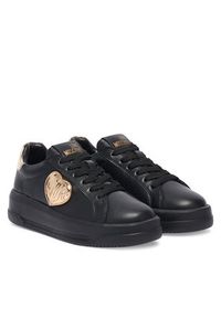 Love Moschino - LOVE MOSCHINO Sneakersy JA15235G1PIAR00A Czarny. Kolor: czarny. Materiał: skóra #5