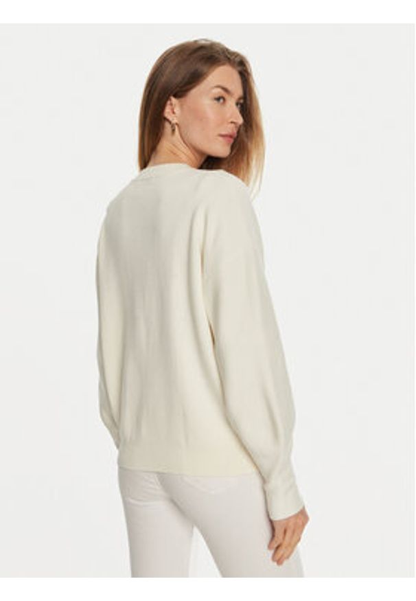 Guess Sweter Laura W4BR07 Z26I2 Écru Regular Fit. Materiał: wiskoza