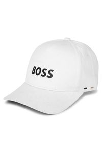 BOSS - Czapka z daszkiem Boss. Kolor: biały #1