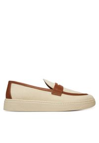 Giuseppe Zanotti - GIUSEPPE ZANOTTI Mokasyny RM50025 Écru. Materiał: materiał
