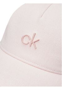 Calvin Klein Czapka z daszkiem Raised Embroidery K60K613118 Różowy. Kolor: różowy. Materiał: len, materiał #3