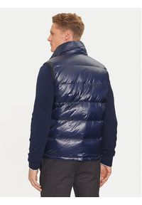 La Martina Bezrękawnik ZMO007 PA078 Granatowy Regular Fit. Kolor: niebieski. Materiał: syntetyk. Długość rękawa: bez rękawów #2