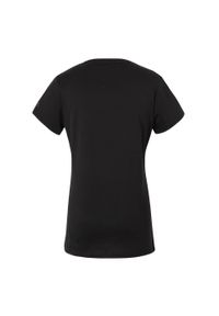 Regatta - T-shirt Damski Napisy Fingal IX. Kolor: czarny. Wzór: napisy