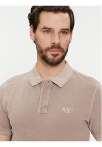 JOOP! Jeans Polo 02Ambrosio 30037489 Brązowy Modern Fit. Typ kołnierza: polo. Kolor: brązowy. Materiał: bawełna #5