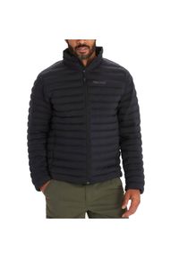 Kurtka trekkingowa męska Marmot Echo. Kolor: czarny. Materiał: nylon. Sport: turystyka piesza #1