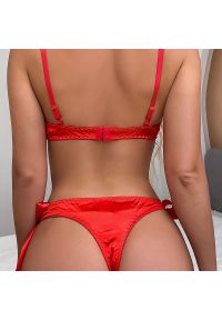 Intica - Komplet bielizny z kokardą elegancki na co dzień i wieczór Saline. Kolor: czarny. Materiał: materiał #7